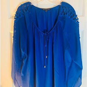 Royal Blue Blouse